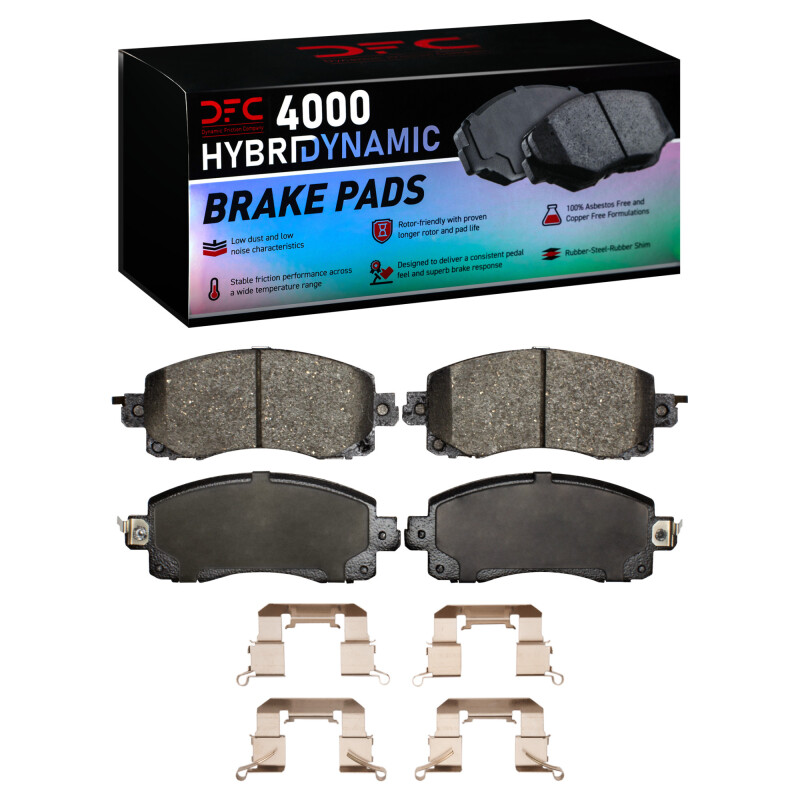 Subaru Impreza Brake Pads - Front - DFC - 4000 HybriDynamic - `19-`25