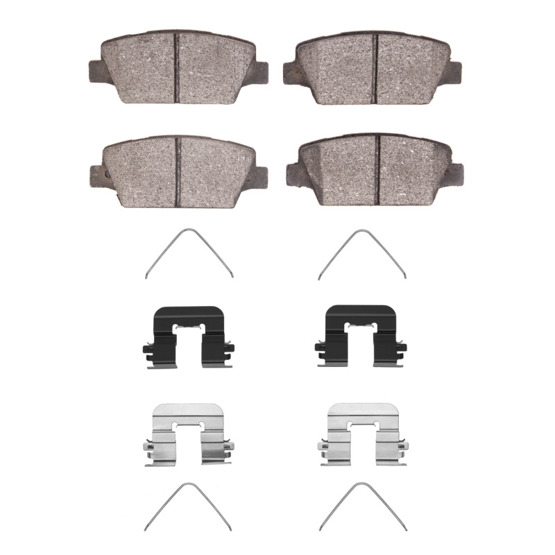 Kia Cadenza Brake Pads - Rear - DFC - 4000 HybriDynamic - `17-`19