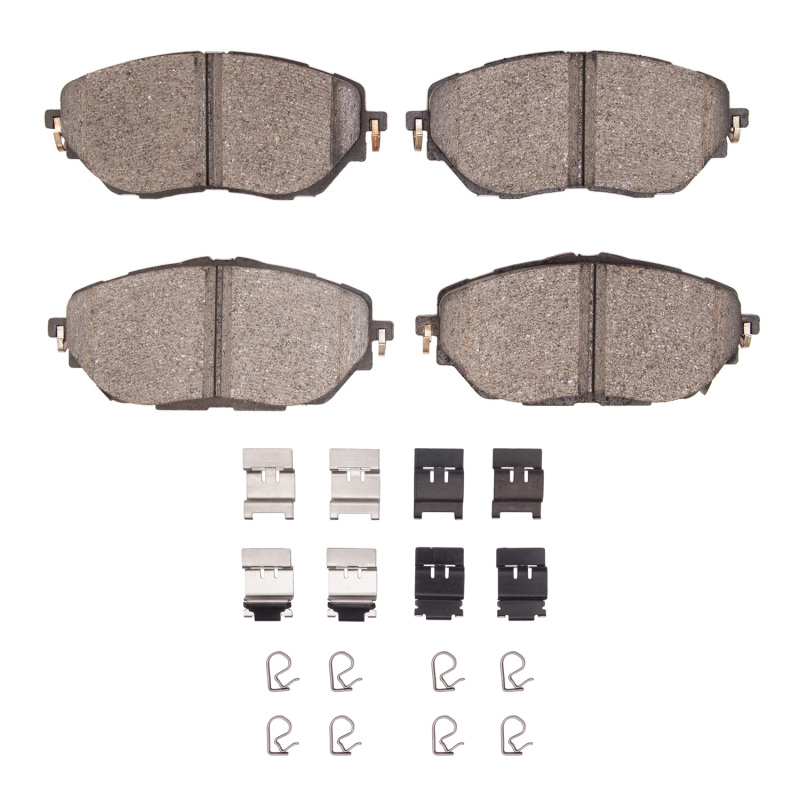 Toyota C-HR Brake Pads - Front - DFC - 4000 HybriDynamic - `18-`22