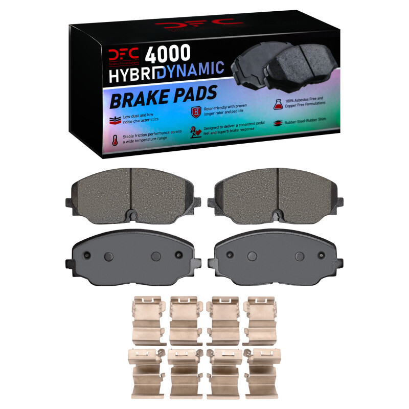 Volkswagen Atlas Cross Sport Brake Pads - Front - DFC - 4000 HybriDynamic - `18-`25
