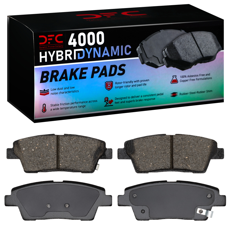 Genesis G80 Brake Pads - Rear - DFC - 4000 HybriDynamic - `18-`20