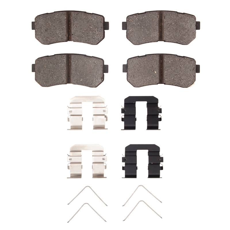Hyundai Kona Brake Pads - Rear - DFC - 4000 HybriDynamic - `18-`25