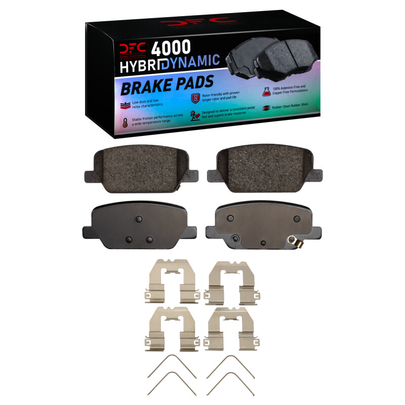 Hyundai Palisade Brake Pads - Rear - DFC - 4000 HybriDynamic - `19-`25