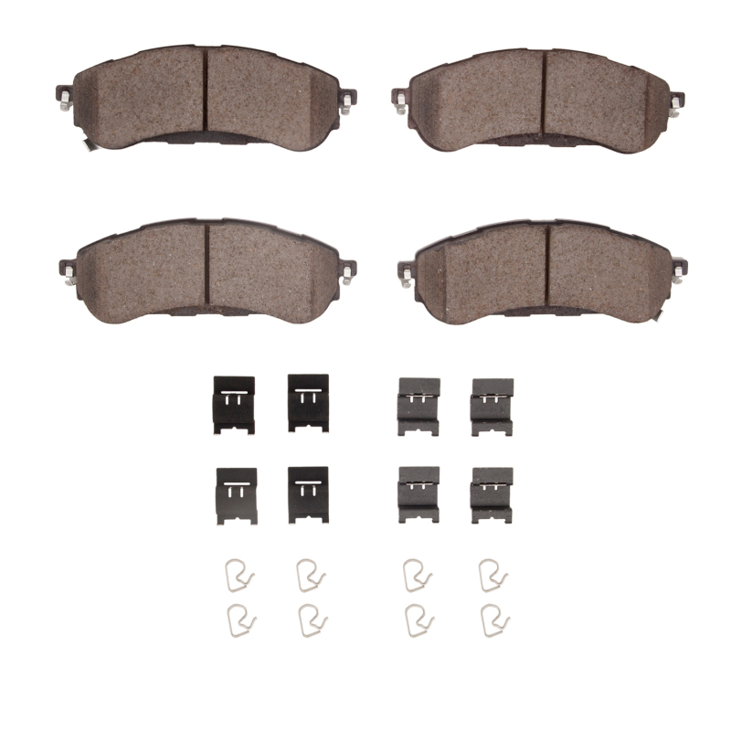 Ford Ranger Brake Pads - Rear - DFC - 4000 HybriDynamic - `19-`23