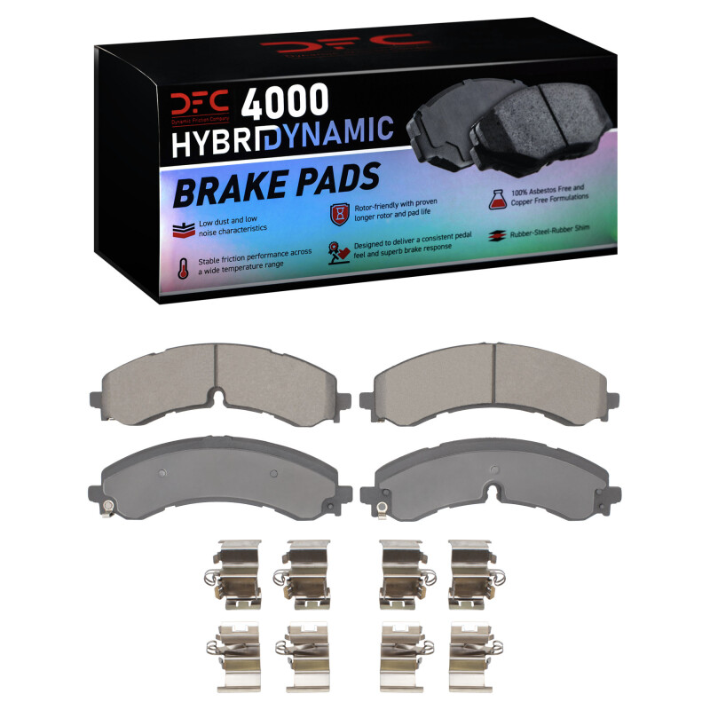 Chevrolet Silverado EV Brake Pads - Front - DFC - 4000 HybriDynamic - `22-`26