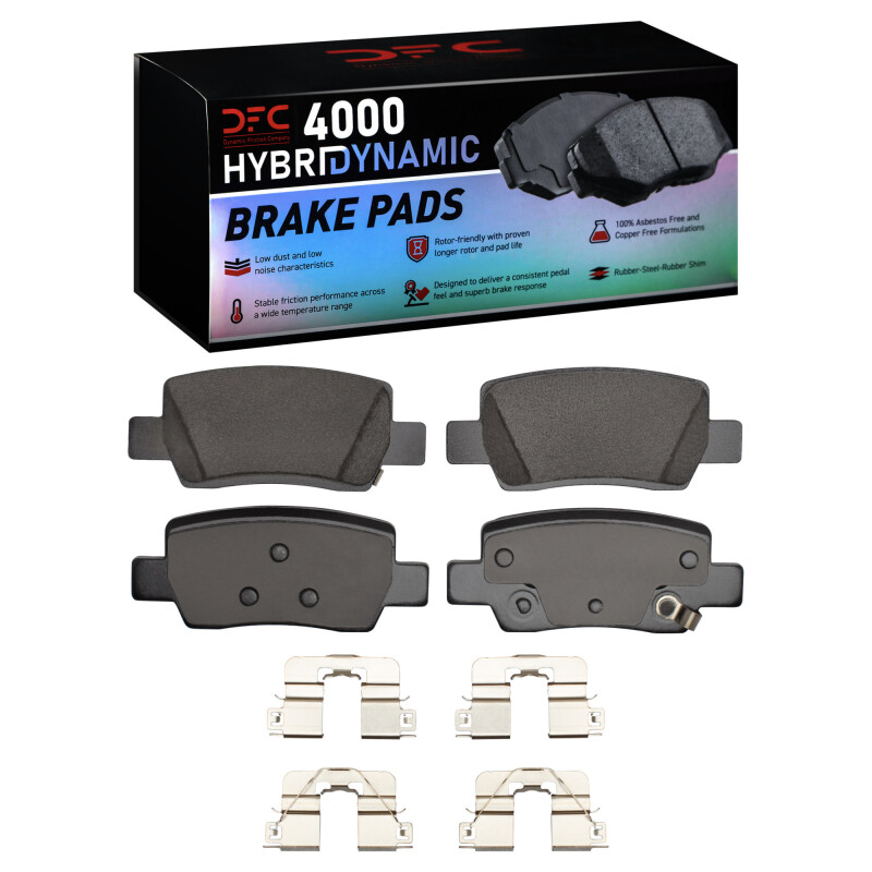 Kia Seltos Brake Pads - Rear - DFC - 4000 HybriDynamic - `21-`25