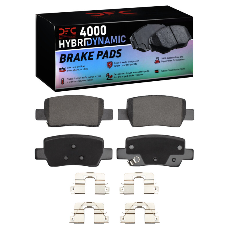 Hyundai Kona Brake Pads - Rear - DFC - 4000 HybriDynamic - `21-`25
