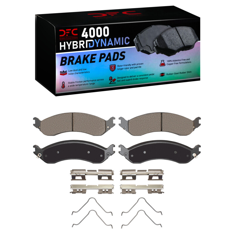 Chevrolet Express 3500 Brake Pads - Rear - DFC - 4000 HybriDynamic - `21-`25
