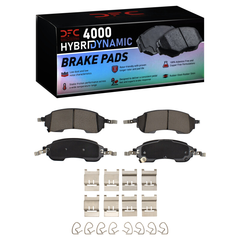 Ford Ranger Brake Pads - Rear - DFC - 4000 HybriDynamic - `21-`25