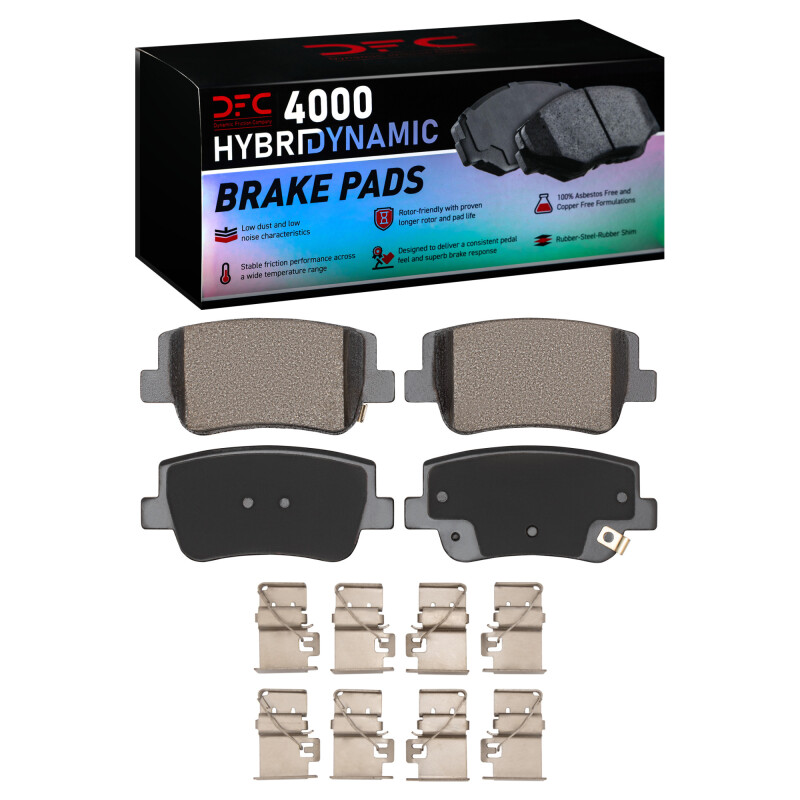Hyundai Sonata Brake Pads - Rear - DFC - 4000 HybriDynamic - `21-`25