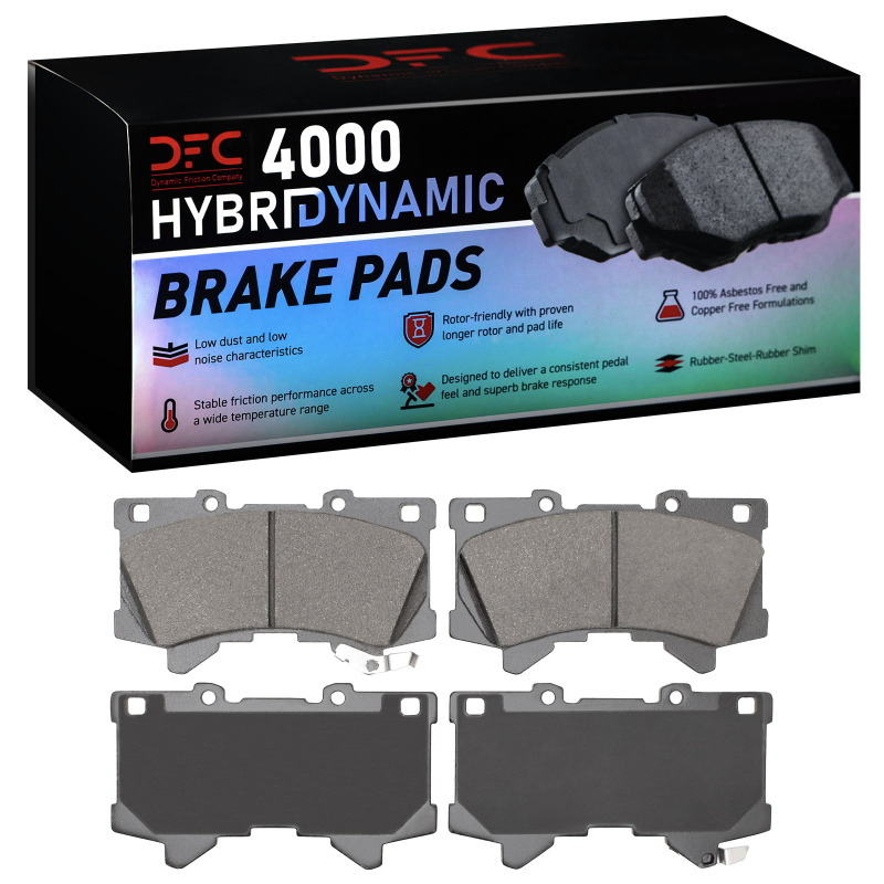 Toyota Tundra Brake Pads - Front - DFC - 4000 HybriDynamic - `22-`26