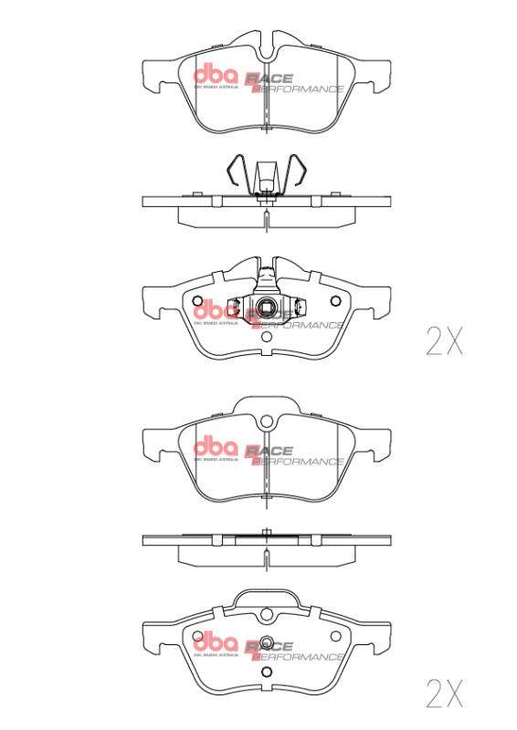 Hyundai Azera Brake Rotors (2) - Front + Rear - DFC - GEOSPEC Coated - `11-`19