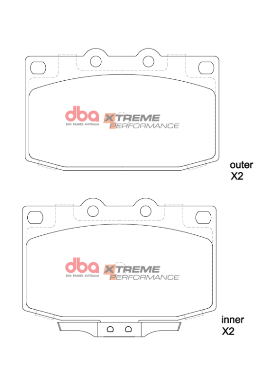 Subaru Forester Brake Rotors (2) - Front + Rear - DFC - GeoSPEC Coated - Plain - `03-`08