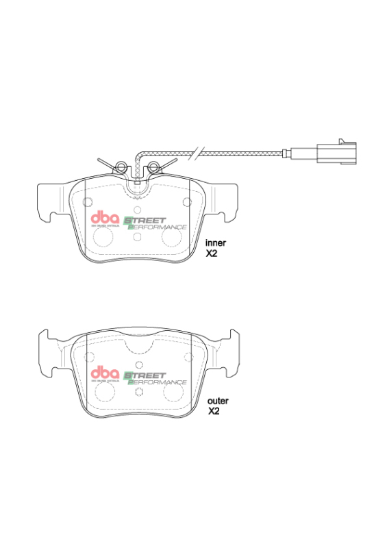 Subaru Baja Brake Rotors (2) - Front + Rear - DFC - GeoSPEC Coated - `04-`06
