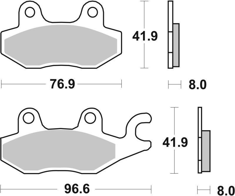 Ford Transit Connect Brake Pads + Rotors - Rear - DFC - Geospec Rotors + 5000 Advanced Pads - `13-`18