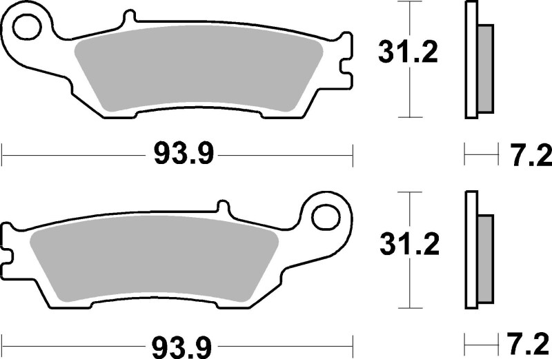 Ford Edge Brake Kit - Front - DFC - Plain Rotors + 4000 HybriDynamic Pads - `07-`08
