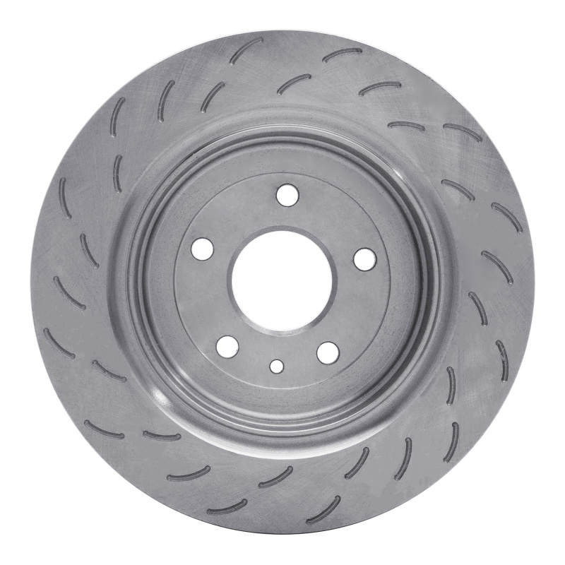 Chevrolet Corvette Brake Rotor (1) - Rear - DFC - Slotted - `15-`19