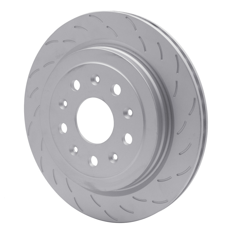 Cadillac CTS Brake Rotor (1) - Rear - DFC - GeoSPEC Coated - Slotted - `15-`19