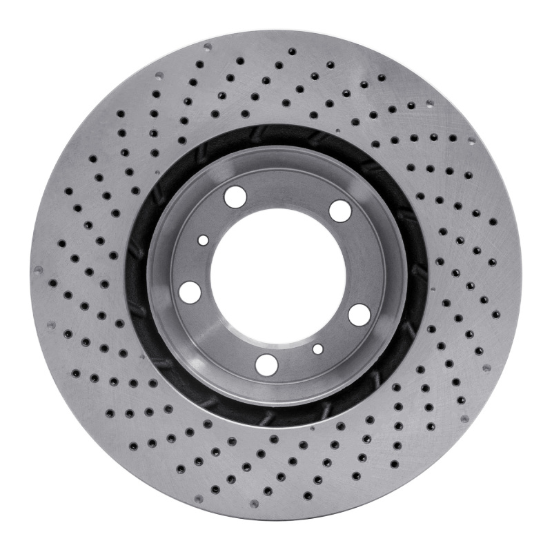 Porsche 718 Boxster Brake Rotor (1) - Right Front - DFC - Drilled - `99-`23