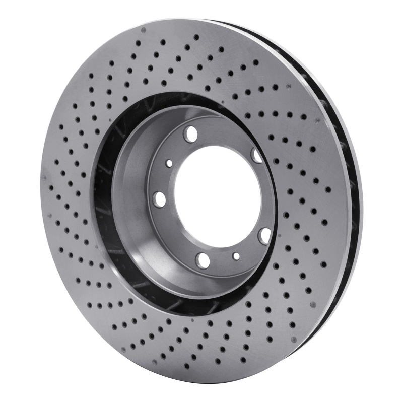 Porsche 718 Boxster Brake Rotor (1) - Right Front - DFC - Drilled - `99-`23