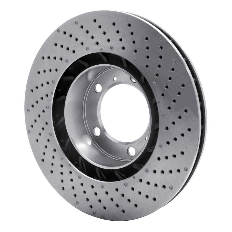 Porsche 718 Boxster Brake Rotor (1) - Left Front - DFC - Drilled - `09-`23