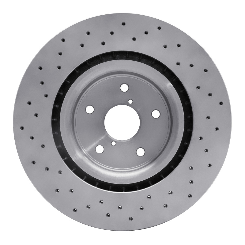 Subaru WRX Brake Rotor (1) - Front - DFC - Drilled - `18-`25