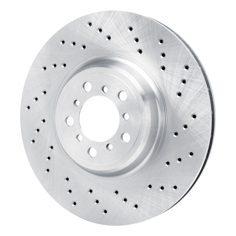 BMW M4 Brake Rotor (1) - Right Front - DFC - Drilled - `15-`20