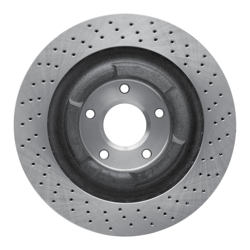 Chevrolet Corvette Brake Rotor (1) - Front - DFC - Drilled - `06-`13
