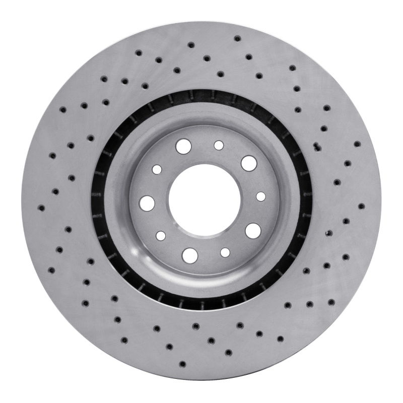 Ford GT Brake Rotor (1) - Rear - DFC - Drilled - `05-`06