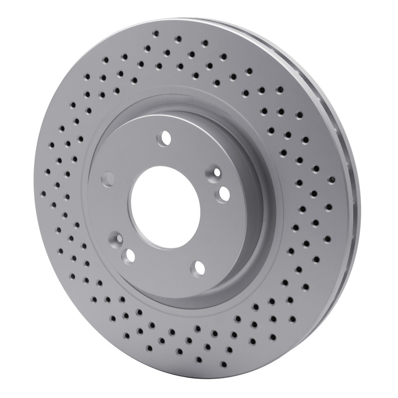 Hyundai Tiburon Brake Rotor (1) - Front - DFC - GeoSPEC Coated - Drilled - `07-`08