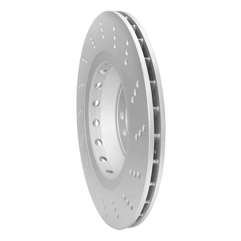 BMW X4 Brake Rotor (1) - Rear - DFC - Drilled GeoSPEC Coated - `20-`25