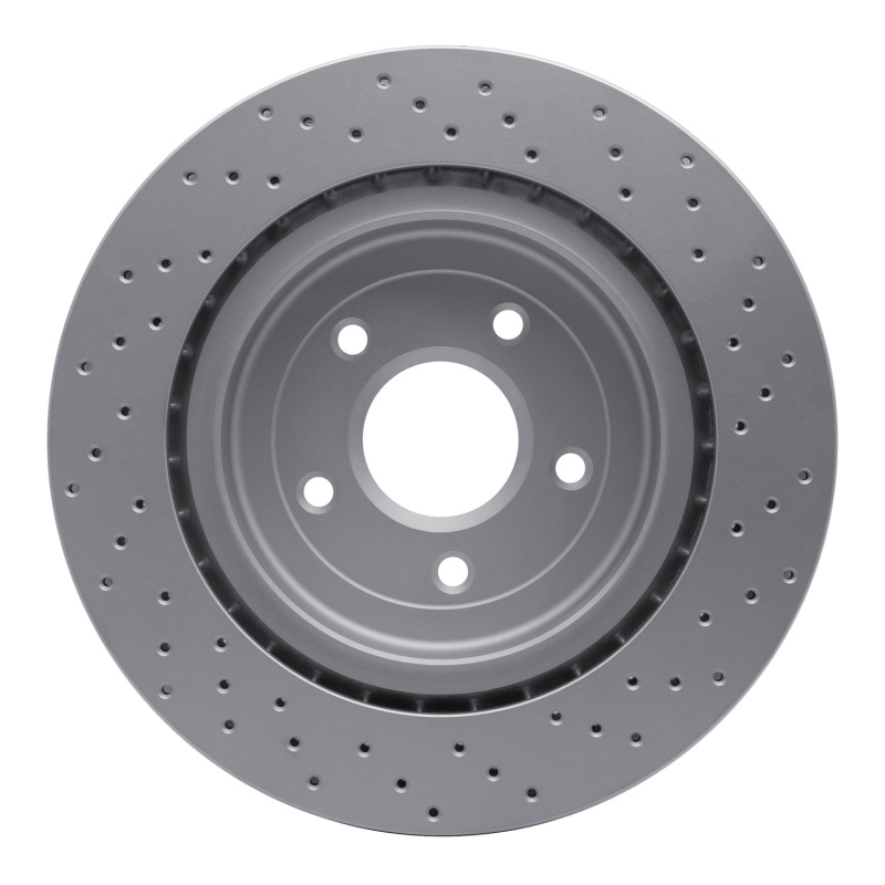 Chevrolet Corvette Brake Rotor (1) - Rear - DFC - GeoSPEC Coated Rotor - Drilled - `06-`13