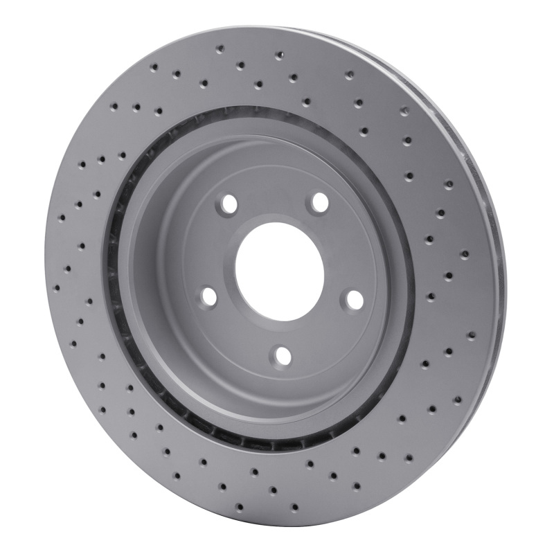 Chevrolet Corvette Brake Rotor (1) - Rear - DFC - GeoSPEC Coated Rotor - Drilled - `06-`13