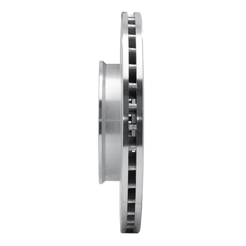 Dodge Attitude Brake Rotor (1) - Front Left - DFC - Drilled & Slotted - Silver - `06-`12