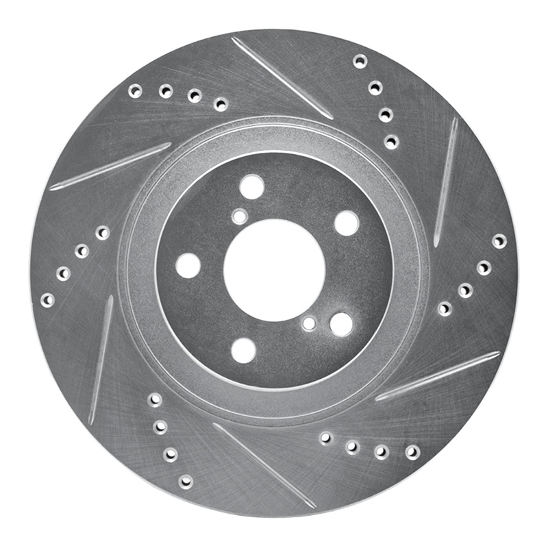 Scion FR-S Brake Rotor (1) - Front Right - DFC - Drilled & Slotted - Silver - `04-`25 Scion FR-S Brake Rotor (1) - Front Right - DFC - Drilled & Slotted - Silver - `04-`25