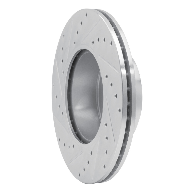 BMW 325I Brake Rotor (1) - Front Right - DFC - Drilled & Slotted - Silver - `06-`13