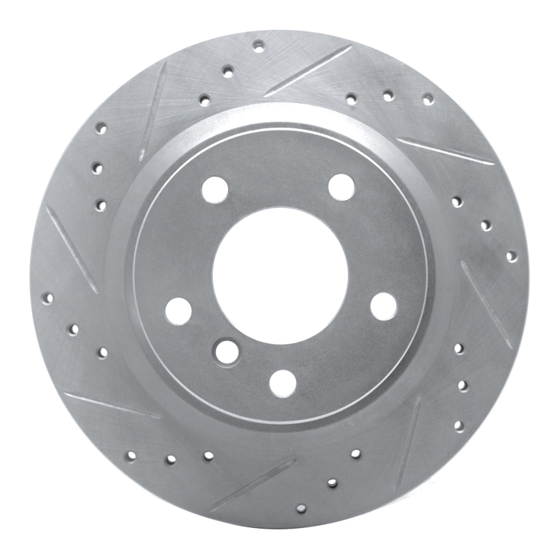 BMW 128I Brake Rotor (1) - Rear Left - DFC - Drilled & Slotted - Silver - `08-`13 BMW 128I Brake Rotor (1) - Rear Left - DFC - Drilled & Slotted - Silver - `08-`13