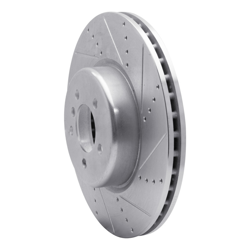 BMW 440i xDrive Gran Coupe Brake Rotor (1) - Front Right - DFC - Drilled & Slotted - Silver - `13-`20