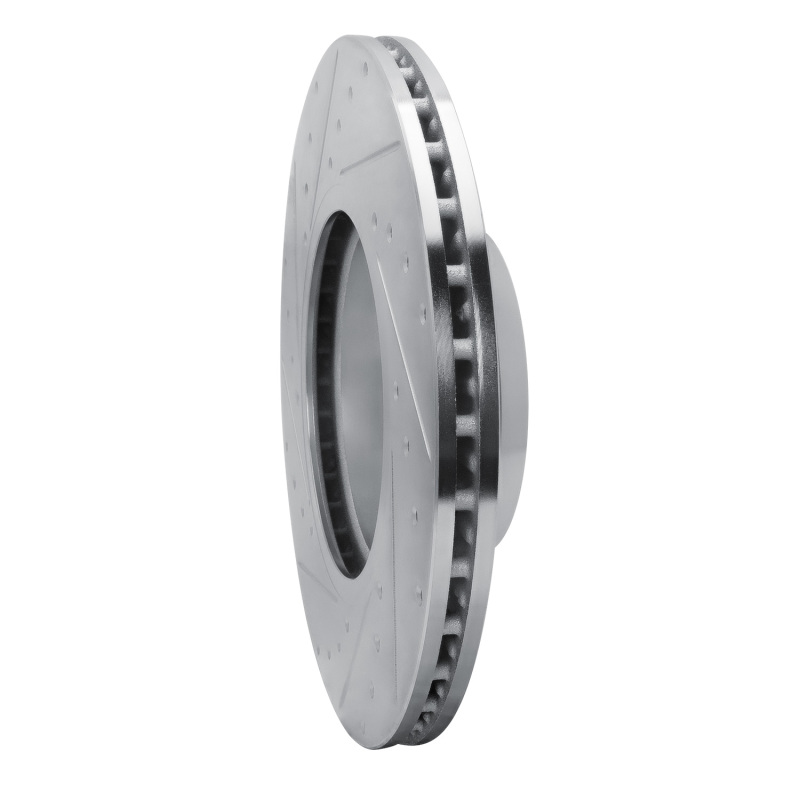 BMW 330e xDrive Brake Rotor (1) - Front Right - DFC - Drilled & Slotted - Silver - `18-`25