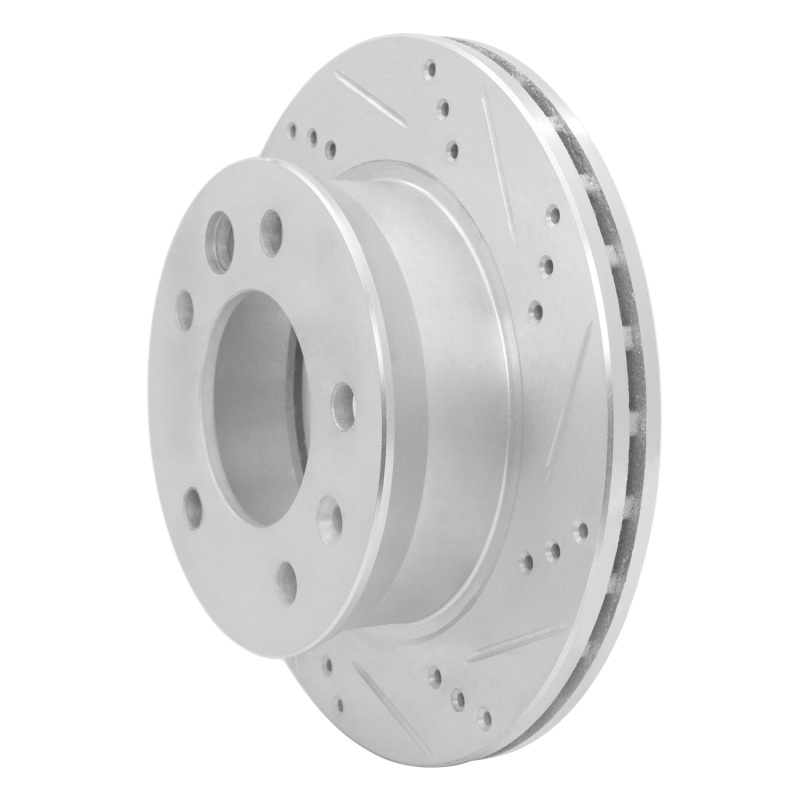 Dodge Sprinter 2500 Brake Rotor (1) - Front Right - DFC - Drilled & Slotted - Silver - `02-`06