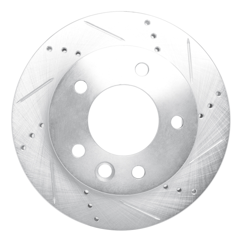 Dodge Sprinter 3500 Brake Rotor (1) - Front Right - DFC - Drilled & Slotted - Silver - `02-`06