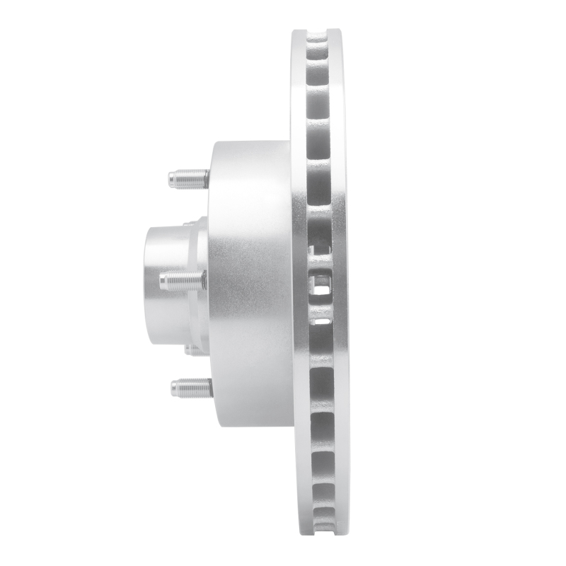 Dodge Ram 1500 Van Brake Rotor (1) - Front Right - DFC - Drilled & Slotted - Silver - 2003