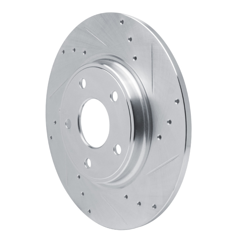 Chrysler Town & Country Brake Rotor (1) - DFC - Drilled & Slotted - Silver - `12-`20