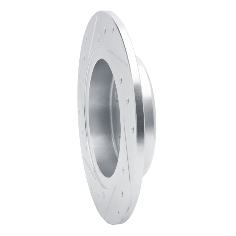 Chevrolet Bolt EUV Brake Rotor (1) - Rear Right - DFC - Drilled & Slotted - Silver - `16-`23