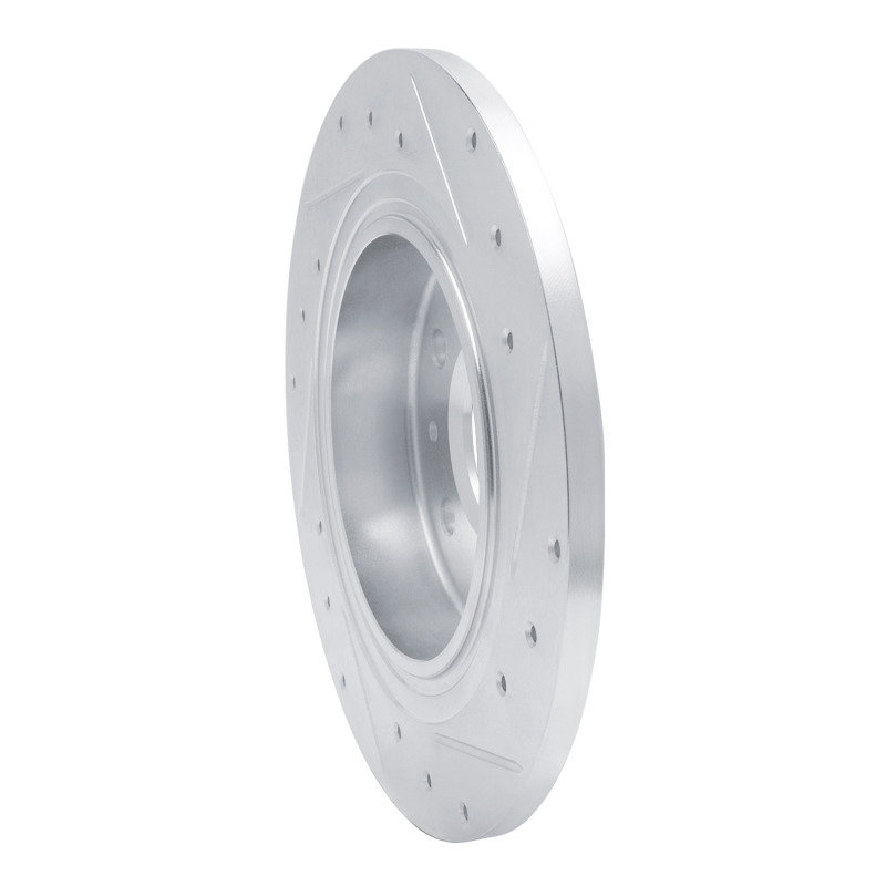 Buick Regal Sportback Brake Rotor (1) - Rear Left - DFC - Drilled & Slotted - Silver - `16-`25