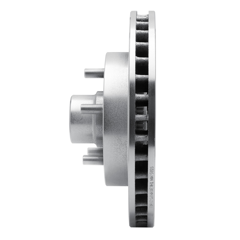 Chevrolet Suburban 1500 Brake Rotor (1) - Front Left - DFC - Drilled & Slotted - Silver - `92-`02