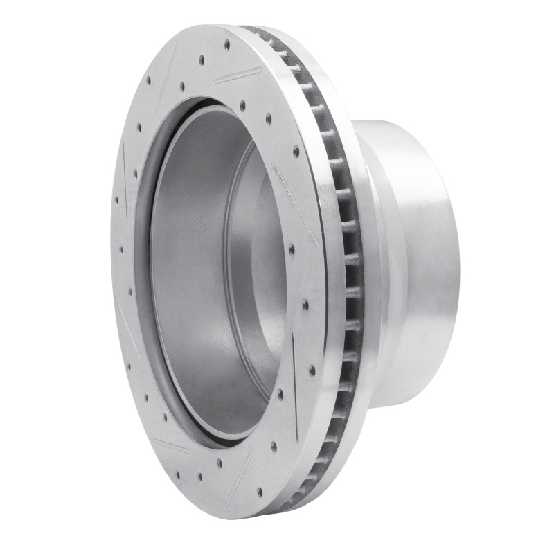 Chevrolet Express 3500 Brake Rotor (1) - Rear Right - DFC - Drilled & Slotted - Silver - `09-`20