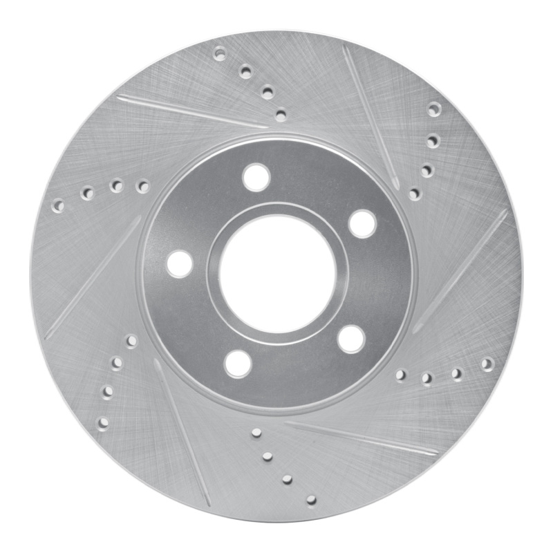 Ford C-Max Brake Rotor (1) - Front Right - DFC - Drilled & Slotted - Silver - `12-`18 Ford C-Max Brake Rotor (1) - Front Right - DFC - Drilled & Slotted - Silver - `12-`18