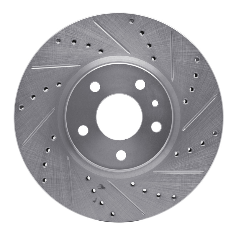 Ford Fusion Brake Rotor (1) - Front Right - DFC - Drilled & Slotted - Silver - `13-`20 Ford Fusion Brake Rotor (1) - Front Right - DFC - Drilled & Slotted - Silver - `13-`20