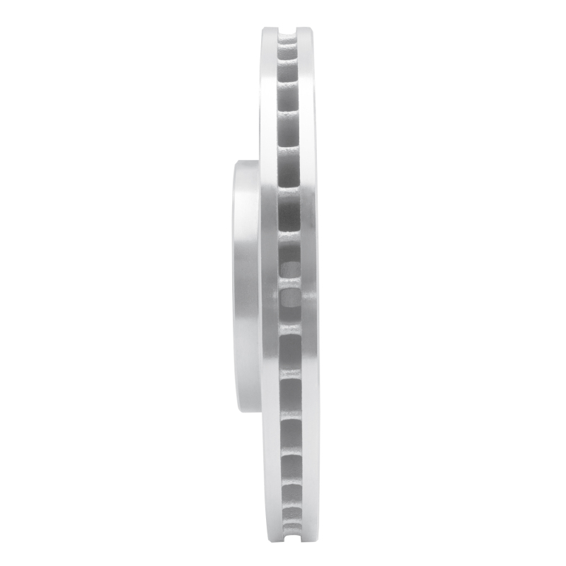 Cadillac BLS Brake Rotor (1) - Front Left - DFC - Drilled & Slotted - Silver - `03-`11